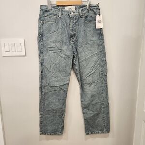 BDG Urban Outfitters Men’s 30x30 Blue Carpenter Straight Leg Workwear Jeans NWT